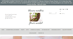 Desktop Screenshot of blumen-meisters.com